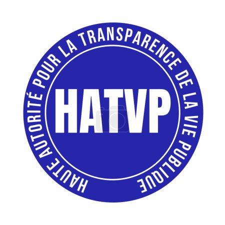 Téléchargez les photos : Haute autorité pour la transparence du symbole de la vie publique appelé HATVP haute autorite pour la transparence de la vie publique en français - en image libre de droit