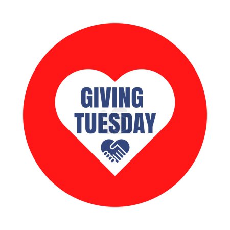 Photo for Giving tuesday symbol icon concept - Royalty Free Image