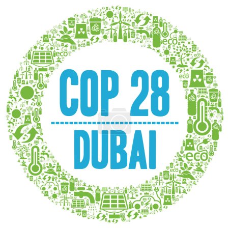 COP 28 in Dubai Symbol der Vereinigten Arabischen Emirate