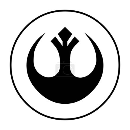 Photo for Rebel alliance symbol icon - Royalty Free Image
