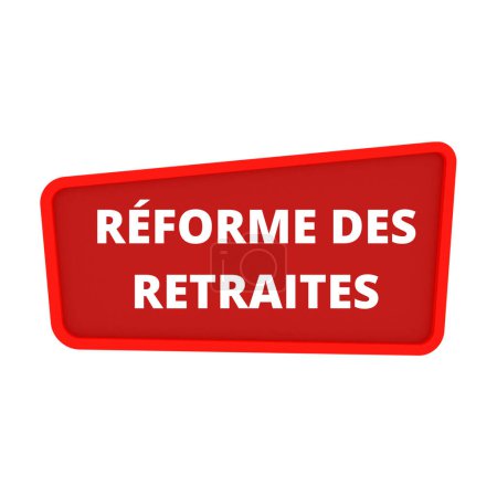 Téléchargez les photos : Symbole de la réforme des retraites en France appelé reforme des retraites - en image libre de droit