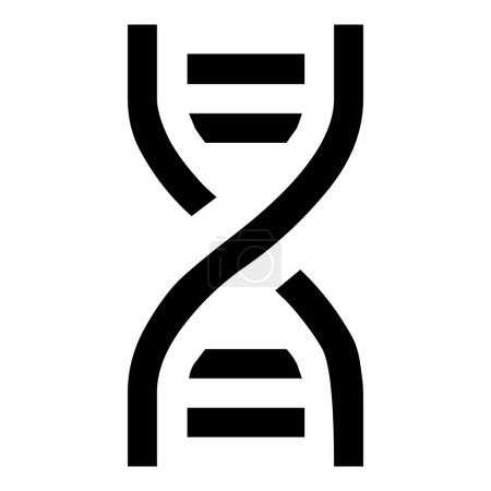Foto de Icono de símbolo de ADN con un fondo blanco - Imagen libre de derechos