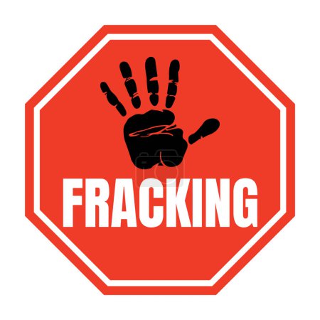 Photo for Stop fracking symbol icon - Royalty Free Image