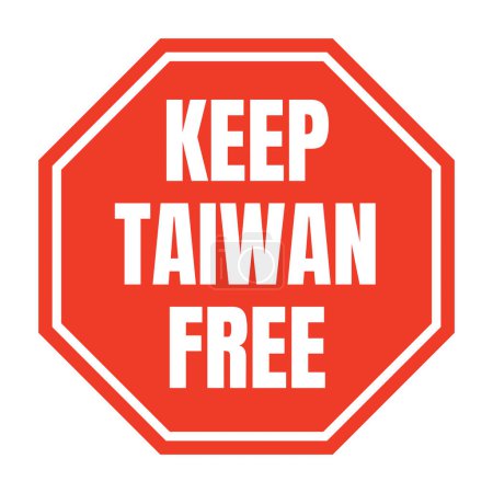 Photo for Keep Taiwan free symbol icon - Royalty Free Image