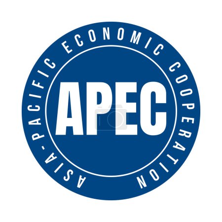 Foto de Icono del símbolo de cooperación económica Asia-Pacífico de la APEC - Imagen libre de derechos