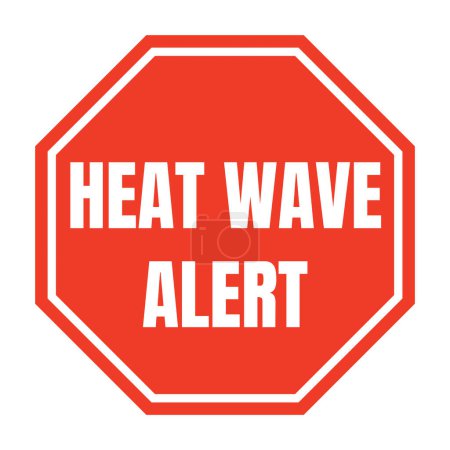 Foto de Icono de símbolo de alerta de ola de calor - Imagen libre de derechos