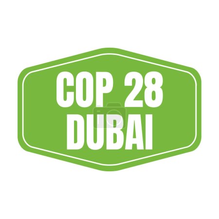 COP 28 in Dubai Vereinigte Arabische Emirate Symbolsymbol