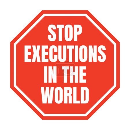 Foto de Detener las ejecuciones en el icono del símbolo del mundo - Imagen libre de derechos