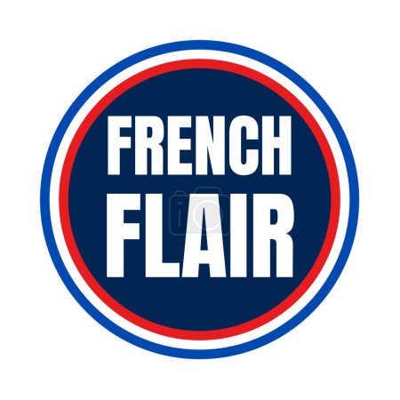 Photo for French flair symbol icon - Royalty Free Image
