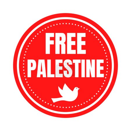Photo for Free Palestine symbol icon - Royalty Free Image