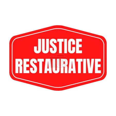 Téléchargez les photos : Symbole de justice réparatrice icône appelée justice restauratrice en français - en image libre de droit
