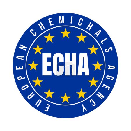 Foto de ECHA Agencia Europea de Sustancias Químicas icono símbolo - Imagen libre de derechos