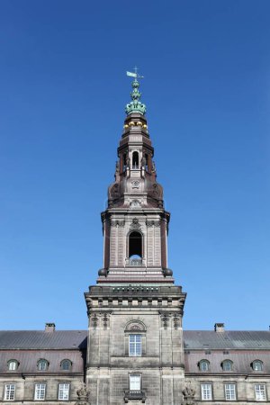 Danish parliament building in Copenhagen called folketing in Danish language