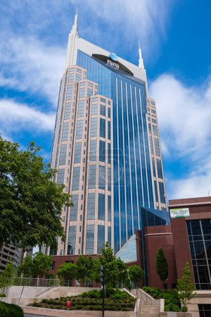 Photo for Nashville, Tennessee USA - May 9, 2022: Downtown cityscape skyline view of the modern architecture - Royalty Free Image