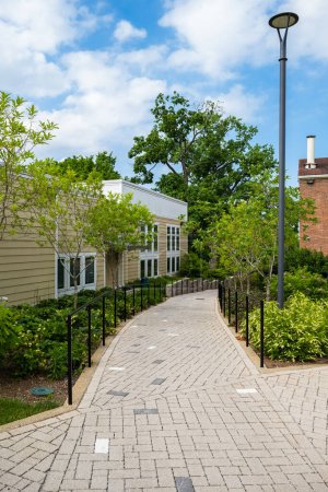 Photo for Residential area on a american university campus - Royalty Free Image