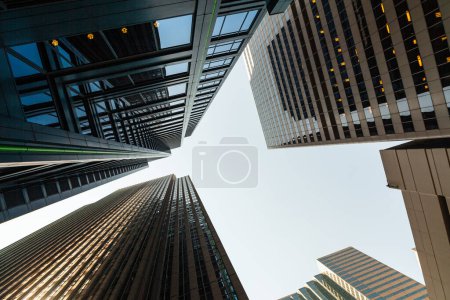 Foto de Rascacielos urbanos en el centro de Chicago - Imagen libre de derechos