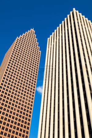 Photo for Modern skyscraper skyline in downtown Houston, Texas - Royalty Free Image