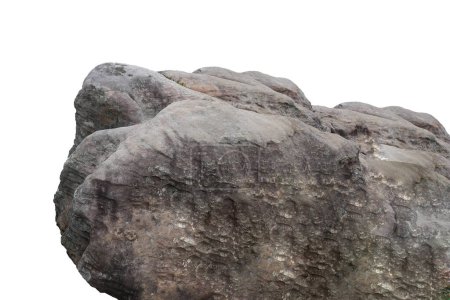 Téléchargez les photos : Rock isolated on white background. - en image libre de droit