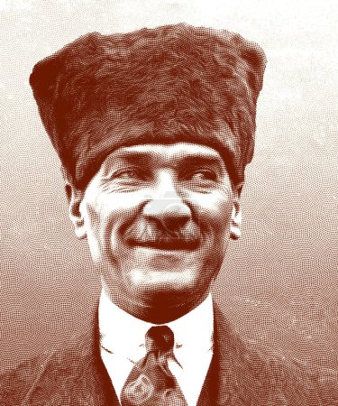 Téléchargez les photos : Mustafa Kemal Atatrk est le sauveur et fondateur de la République turque. - en image libre de droit