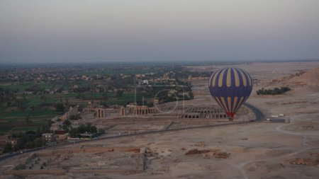 Photo for Balloons flying over Luxor, Egypt, Africa - Royalty Free Image