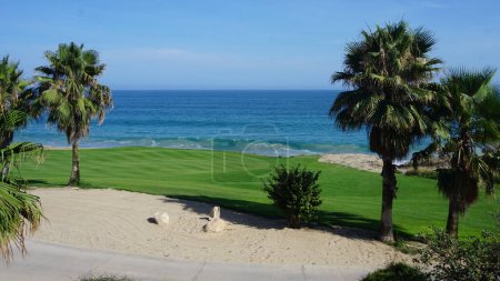 Téléchargez les photos : Terrain de golf à San Jose del Cabo, Baja California Sur, Mexique - en image libre de droit