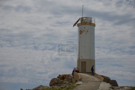 Lighthouse. Punta Roncudo (Spain), May 9, 2024. Located on the outskirts of Corme, on the so-called Costa de la Muerte, it is one of the most dangerous coastlines in Spain.