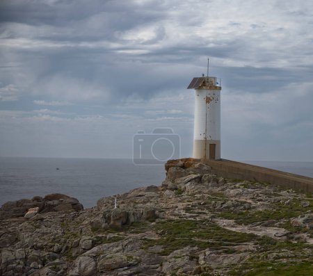 Roncudo Lighthouse. Located on the outskirts of Corme, on the so-called Costa de la Muerte, it is one of the most dangerous coastlines in Spain.
