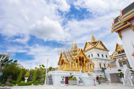 Foto de Wat Phra Kaeo, Templo del Buda Esmeralda, Bangkok Tailandia. - Imagen libre de derechos