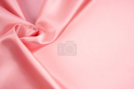 Téléchargez les photos : Tissu satin de soie or rose texture comme fond. - en image libre de droit