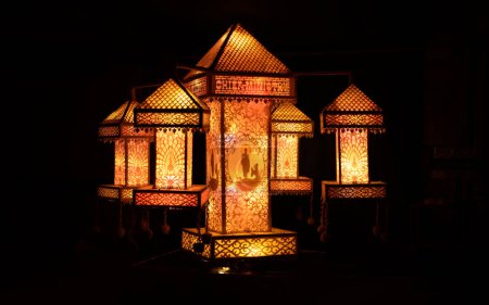 Lanternes Vesak, festivités du festival vesak sri lankais.