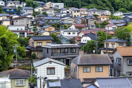 Photo for View of Yamashina village in the hills outside Kanazawa, Japan. - Royalty Free Image