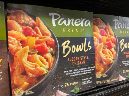 Photo for Grovetown, Ga USA - 03 10 23: Grocery store Panera Bowls dinners - Royalty Free Image