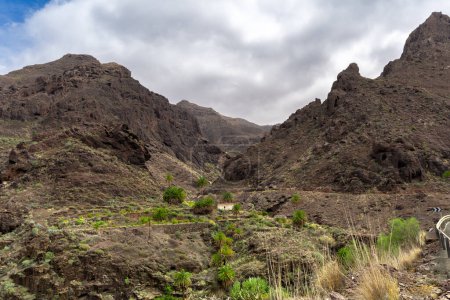 La Aldea de San Nicolas landscape. top of Gran Canaria . Gran Canaria. Canary islands