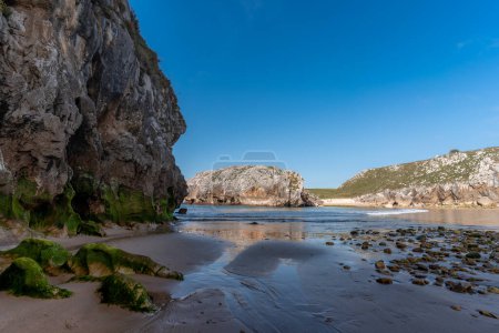 cuevas del Mar beach. Llanes seascape. Asturias. Spain