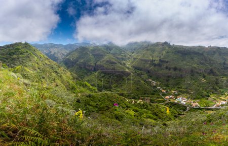 paisaje de montaña. Valle de Valsendero en la cima de Gran Canaria. Valleseco. Islas Canarias. España
