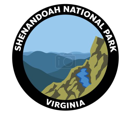 Shenandoah-Nationalpark-Vektorlogo