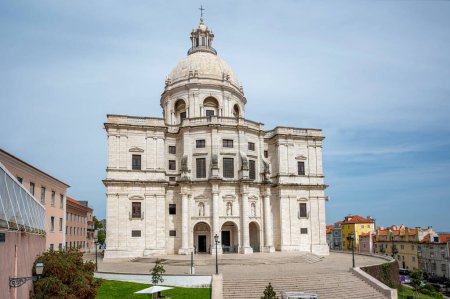 Foto de Vista del Panteón Nacional de la Iglesia de Santa Engracia en Lisboa, Portugal - Imagen libre de derechos
