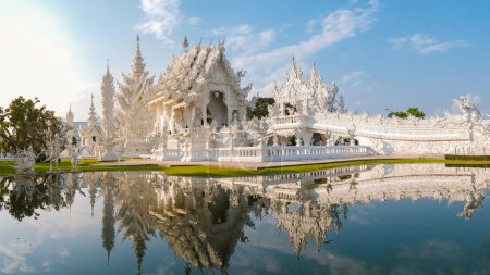 Téléchargez les photos : White Temple Chiang Rai Thailand, Wat Rong Khun , Chiang Rai, Northern Thailand. - en image libre de droit