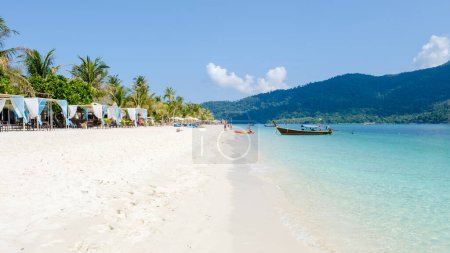 Photo for Koh Lipe Island Thailand, a tropical Island with a blue ocean and white soft sand. Ko Lipe Island Thailand - Royalty Free Image