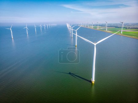 Foto de Parque eólico en los Países Bajos - Imagen libre de derechos