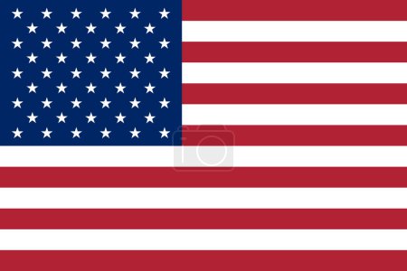 Téléchargez les illustrations : National États-Unis drapeau arrière-plan - en licence libre de droit