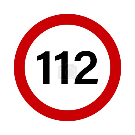 Ilustración de Límite de velocidad señalización Reino Unido - Imagen libre de derechos