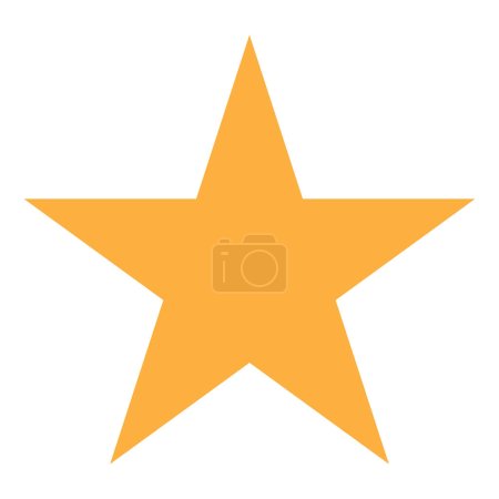 Ilustración de Estrella icono símbolo signo diseño simple - Imagen libre de derechos