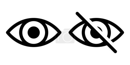 Blinde Symbole einfaches Design