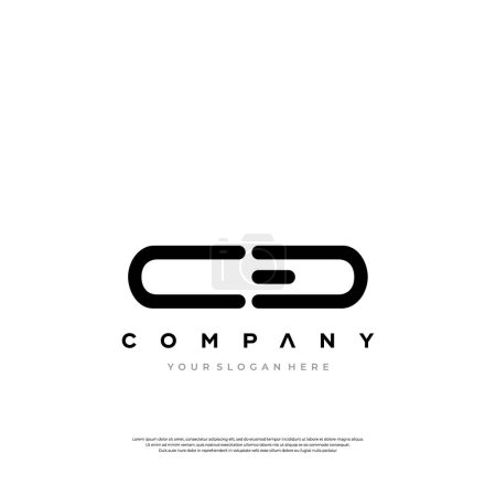 Schlankes und raffiniertes Logo, das den Buchstaben C in Verbindung mit D-Design zeigt