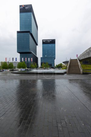 Foto de Katowice, Polonia - 16 de mayo de 2023: Katowice city center - Imagen libre de derechos