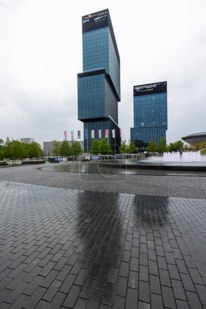 Photo for Katowice, Poland - May 16, 2023: Katowice city center - Royalty Free Image