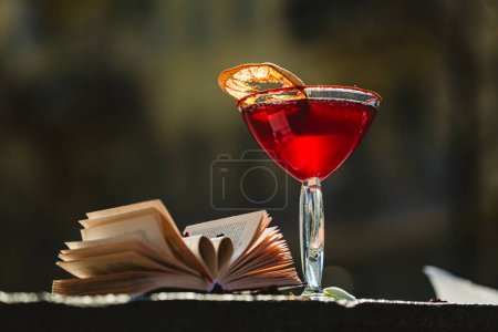 Photo for Strawberry margarita cocktail. Shallow dof. - Royalty Free Image