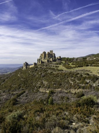 Burg von Loarre Romanische mittelalterliche romanische Verteidigungsbefestigung Huesca Aragon (automatische Übersetzung)