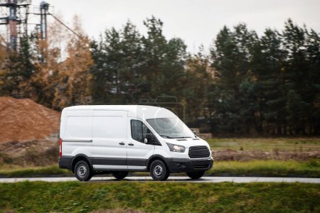 Delivery Van Ensures Timely Arrival of Internet Orders
